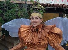 12/2014 Las Posadas procession, costume by Celeste Innocenti